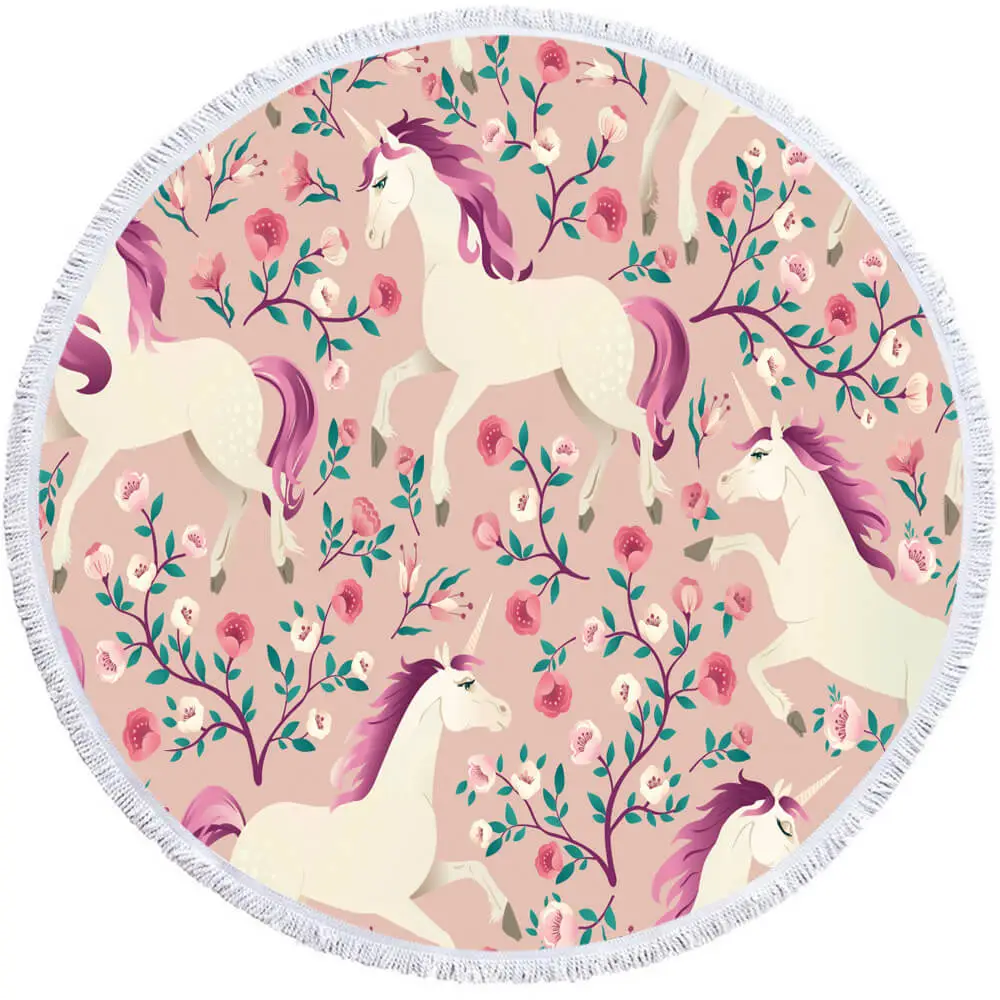 leopard round beach towel 8 leopard round beach towel - Image 8