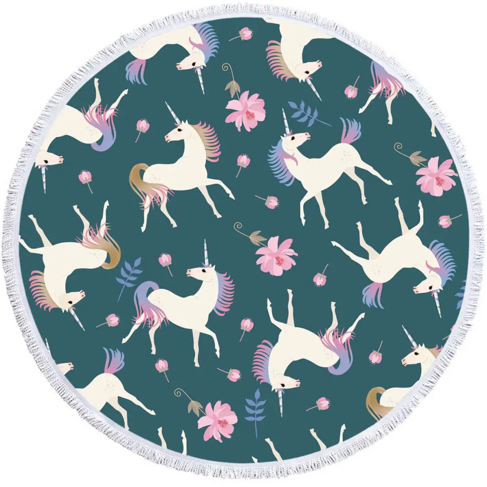 leopard round beach towel 7 leopard round beach towel - Image 7