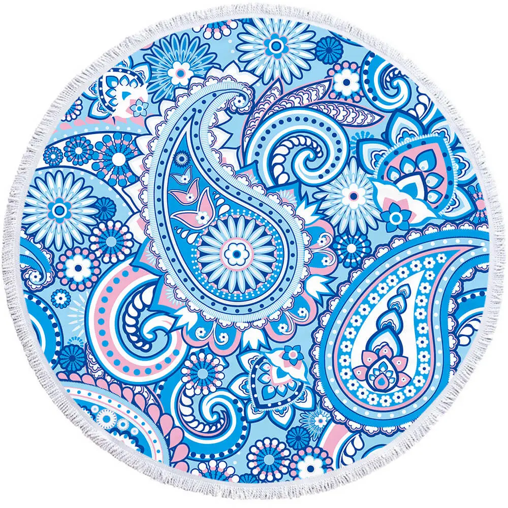 Custom round beach towel 8 Custom round beach towel - Image 8
