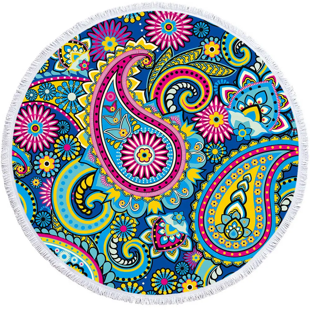 Custom round beach towel 7 Custom round beach towel - Image 7