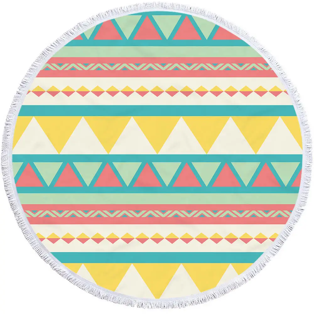 Custom round beach towel 4 Custom round beach towel - Image 4