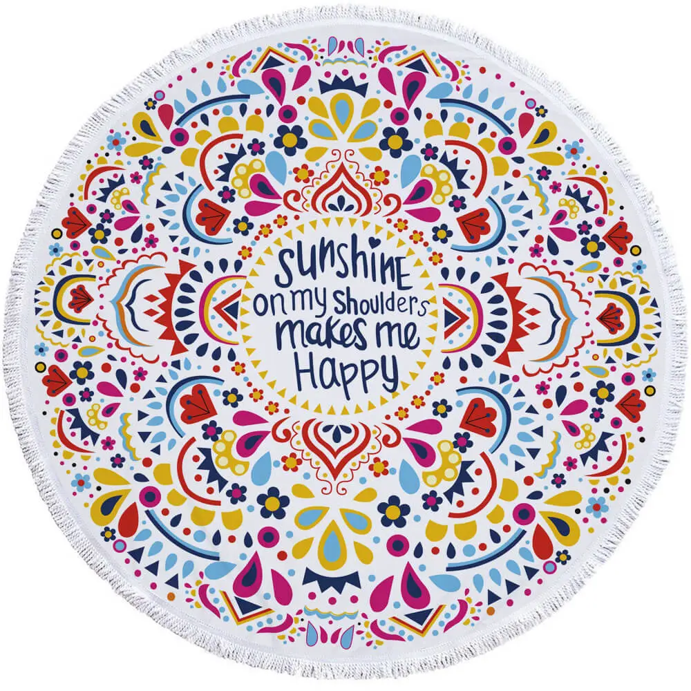 round beach towels quick dry 21 round beach towels quick dry - Image 21